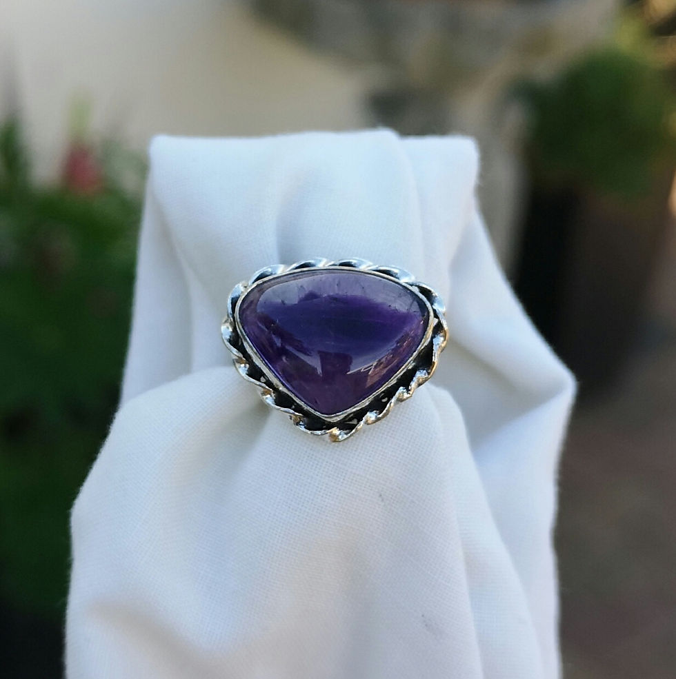 Thumbnail: Amethyst ring size O