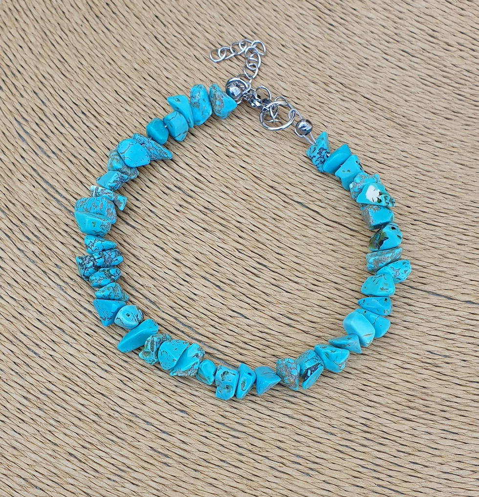 Thumbnail: Turquoise Howlite Bracelet 