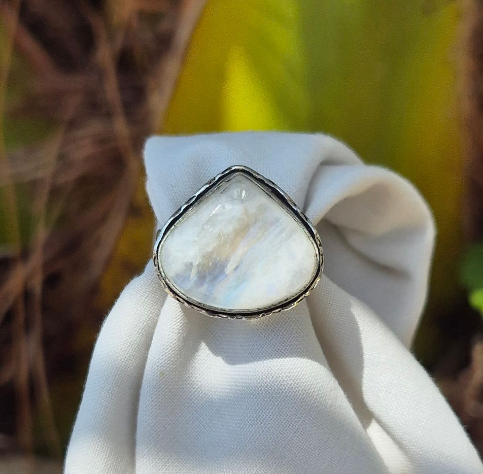 Thumbnail: Moonstone Ring Size V