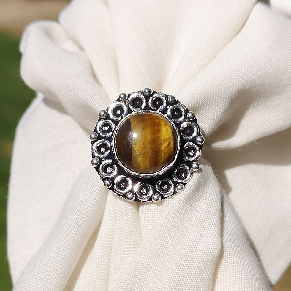 Thumbnail: Tigers eye ring size M