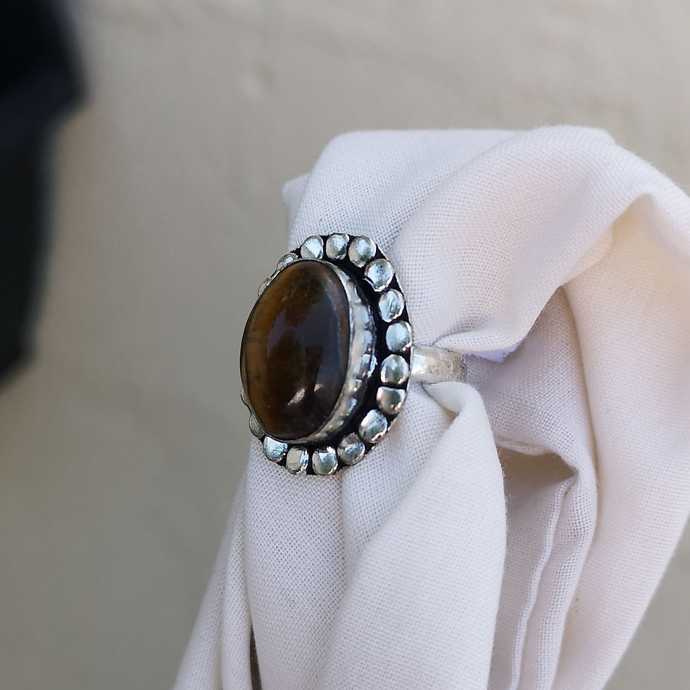 Thumbnail: Tigers eye ring size M