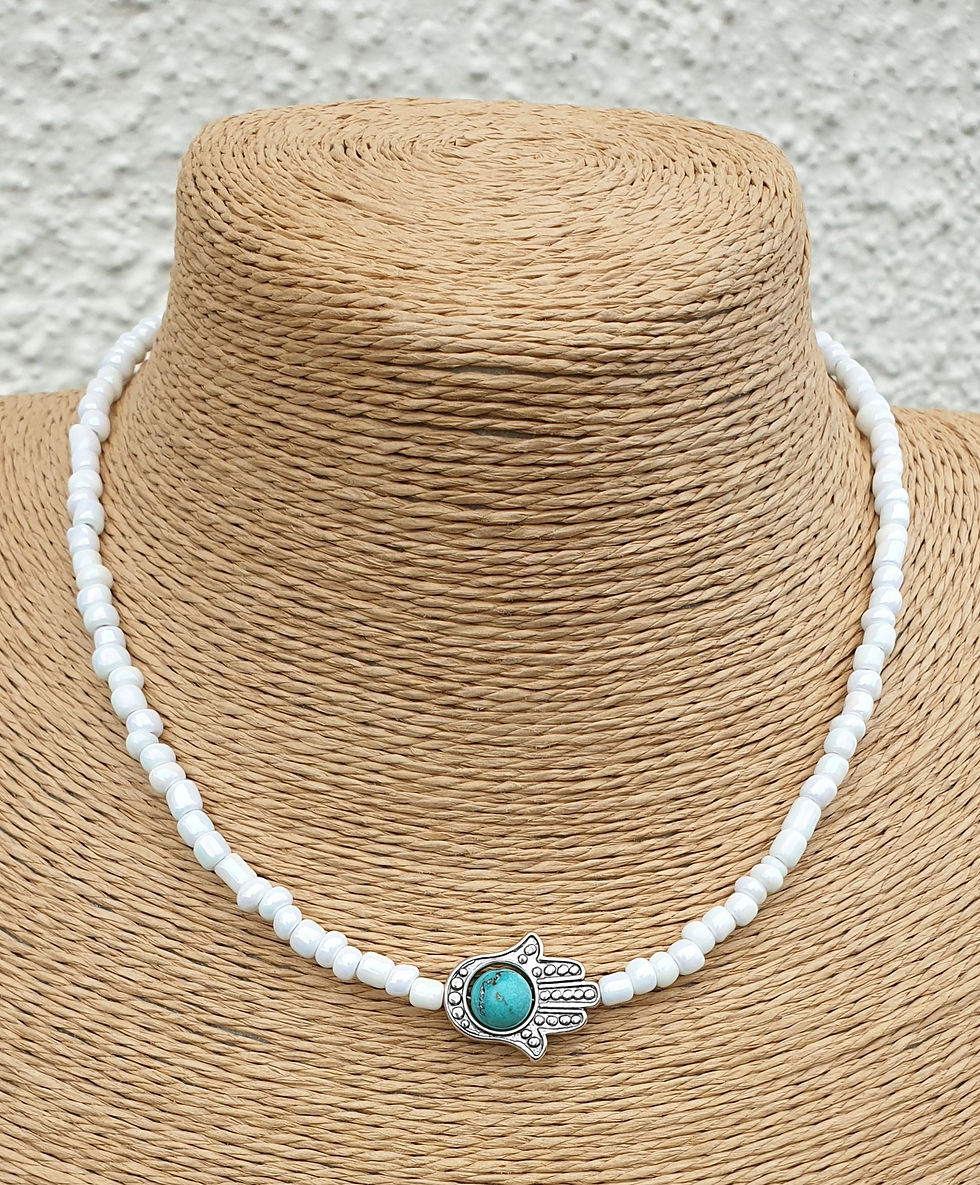 Thumbnail: Hamsa necklace 