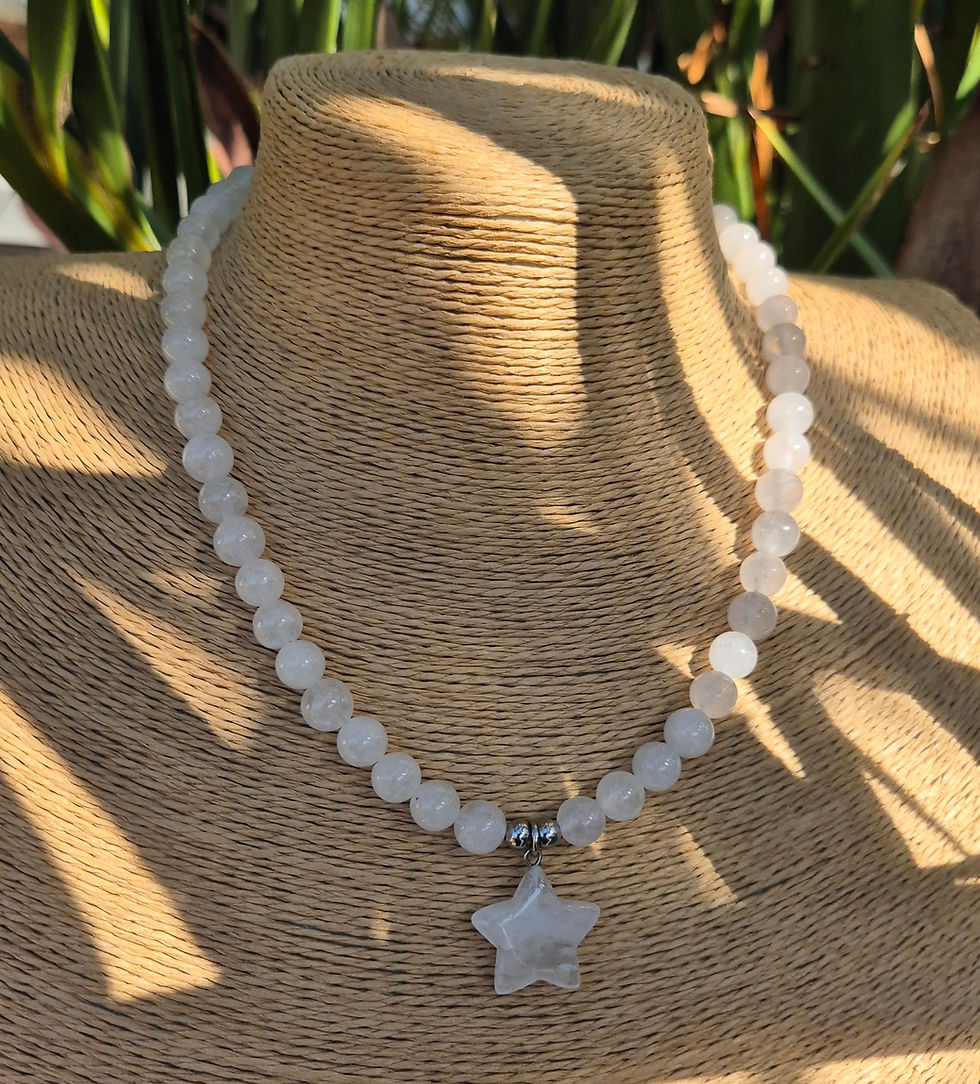 Thumbnail: Clear Quartz star Necklace 