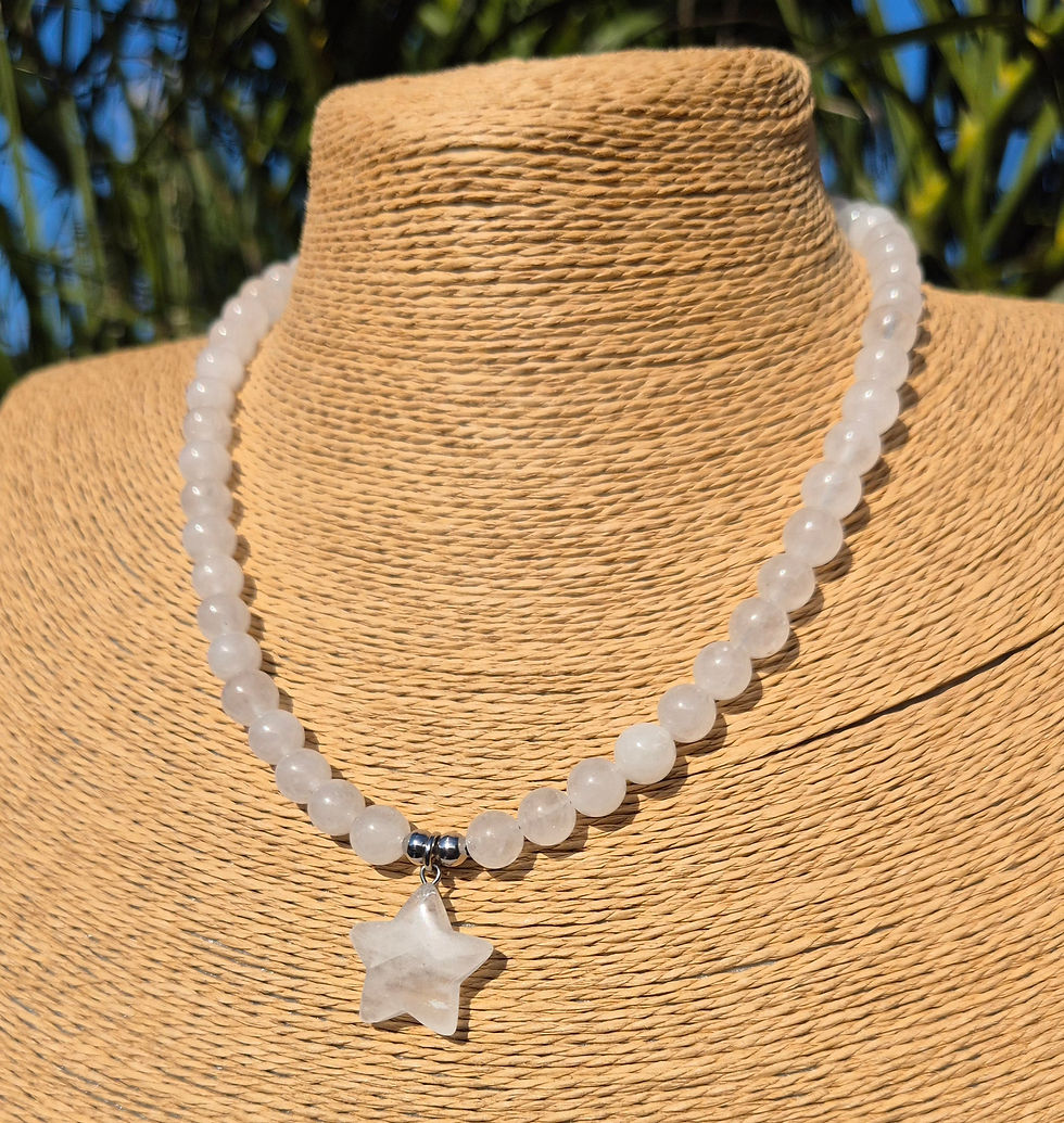 Thumbnail: Clear Quartz star Necklace 