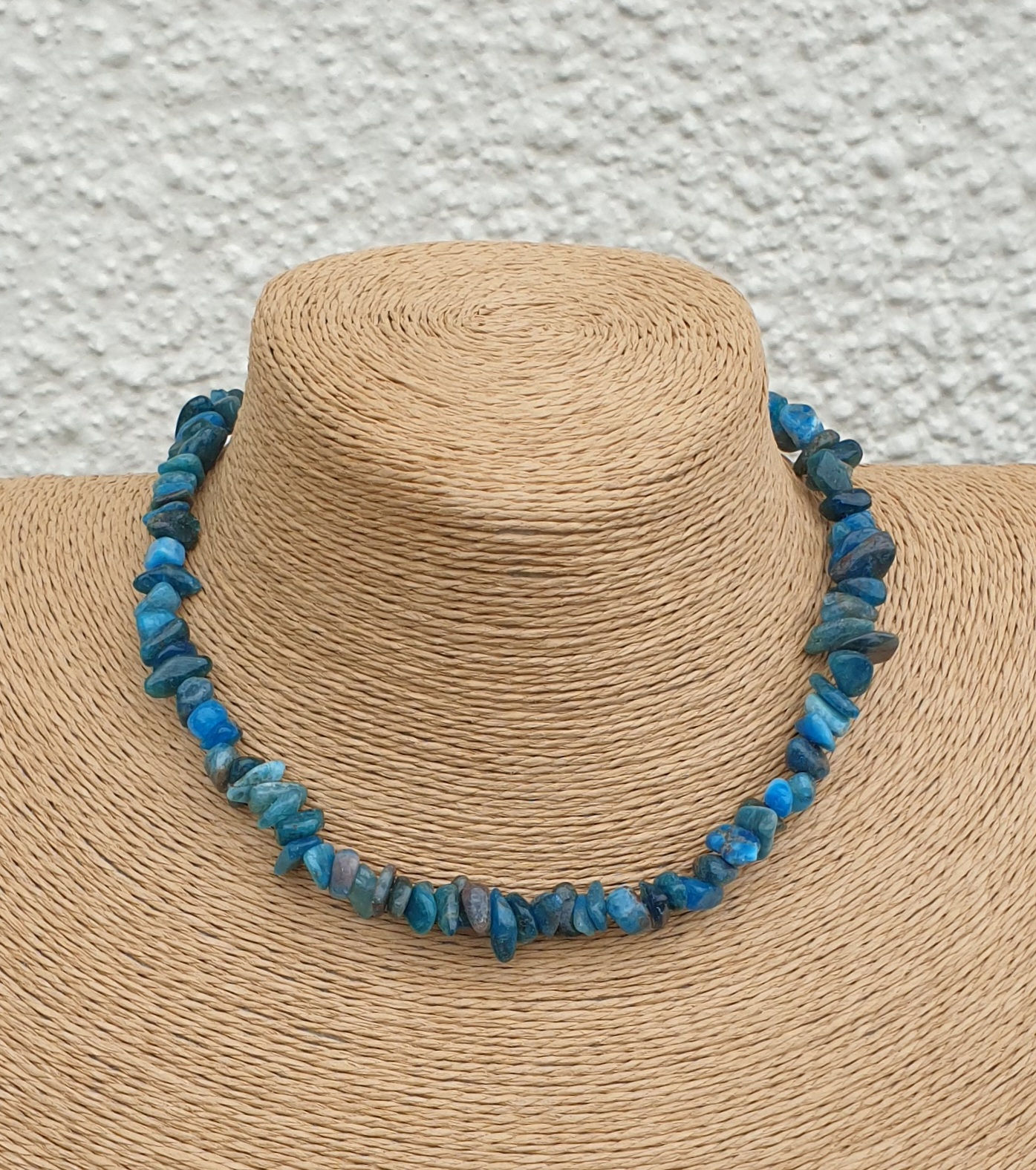 Blue Apatite necklace 