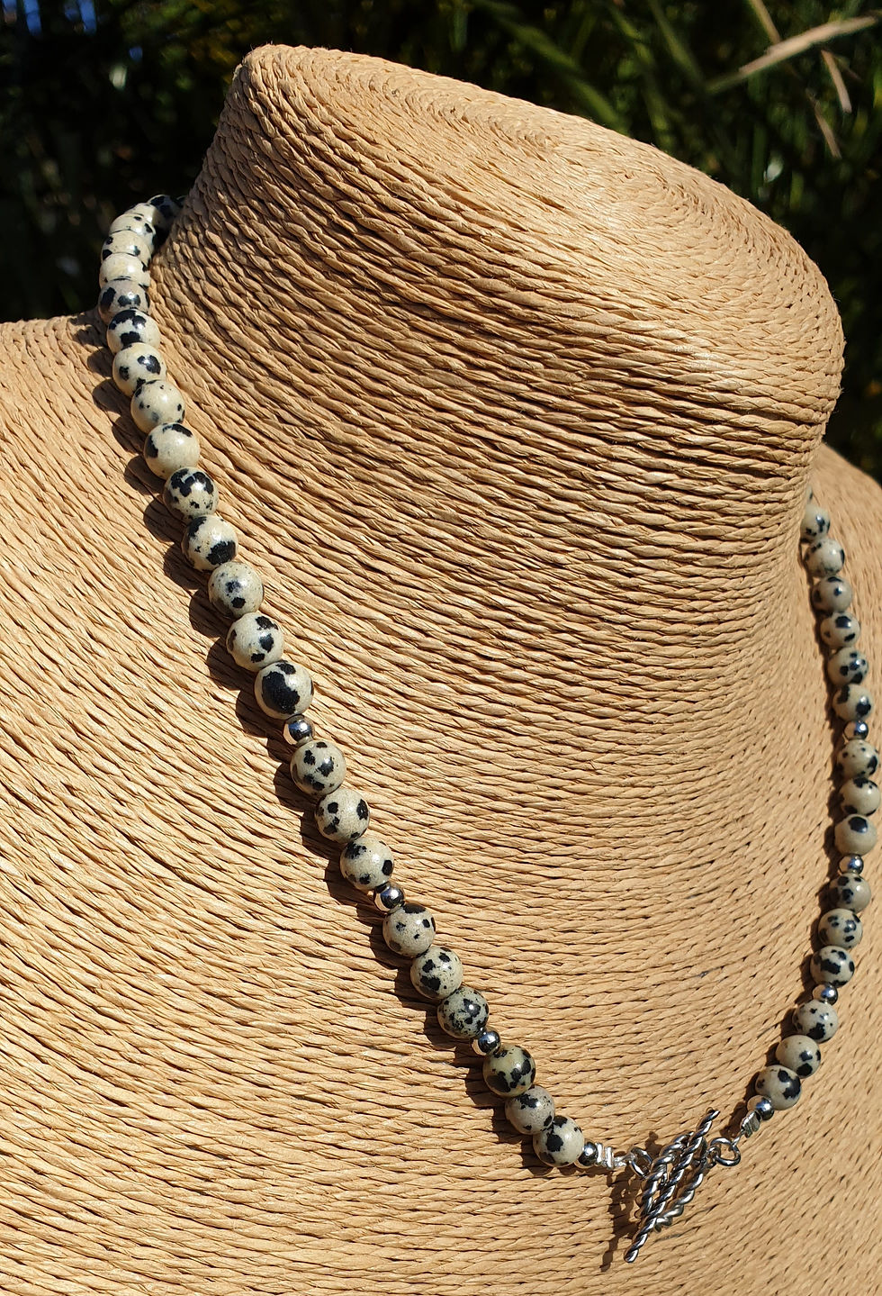 Thumbnail: Dalmatian Jasper necklace 