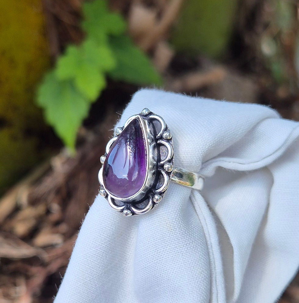 Thumbnail: Amethyst Ring Size N