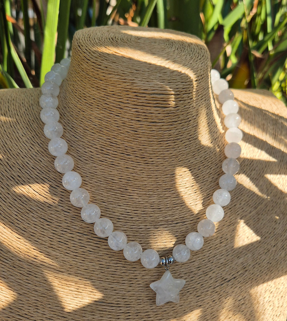 Thumbnail: Clear Quartz star Necklace 