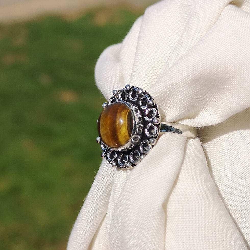 Thumbnail: Tigers eye ring size M