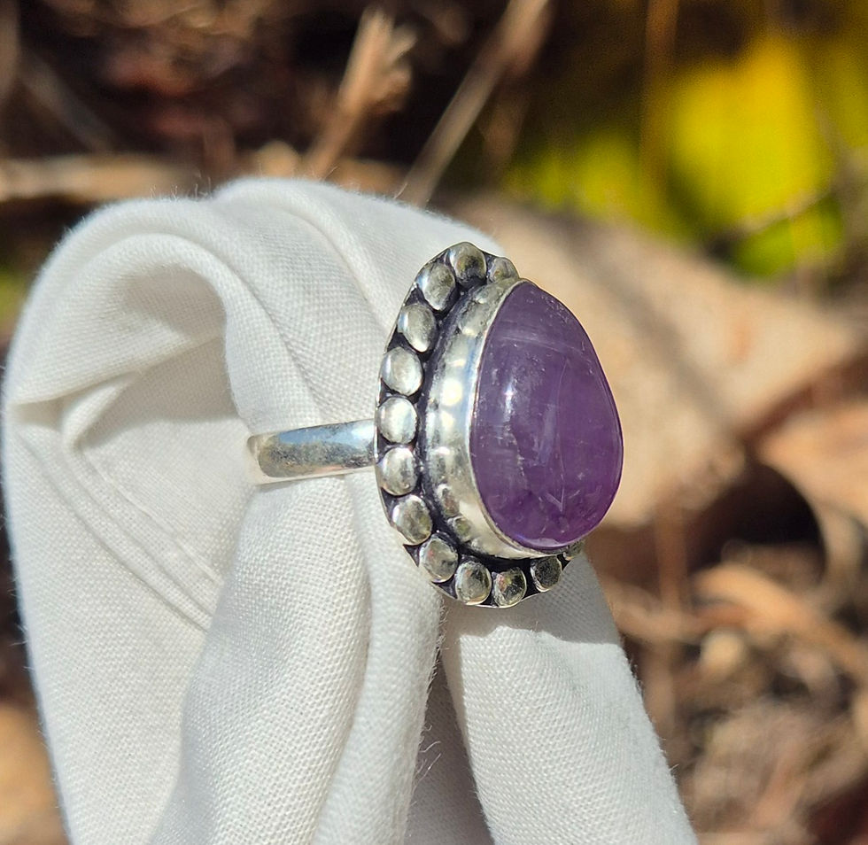Thumbnail: Amethyst Ring Size O