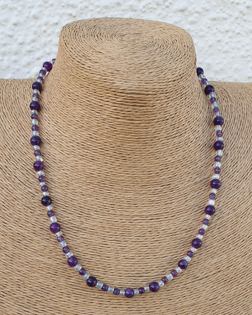 Thumbnail: Amethyst necklace 