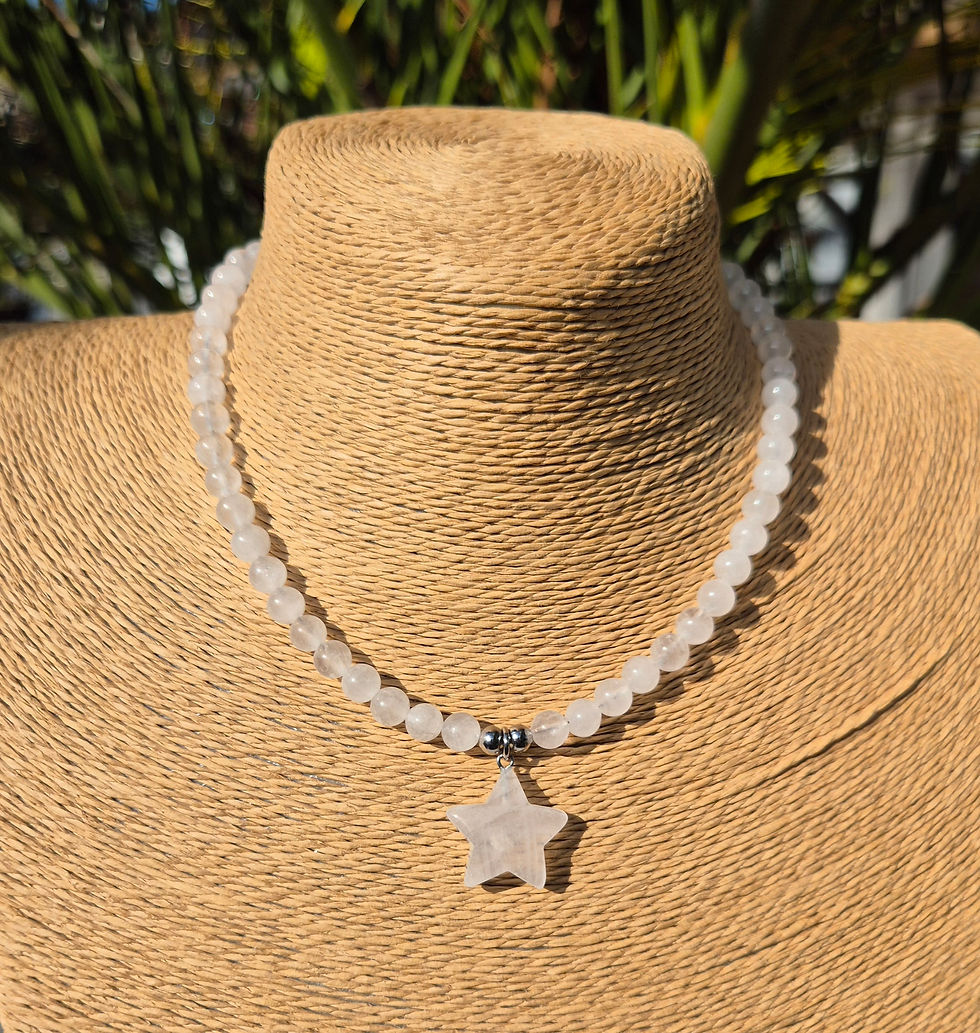 Thumbnail: Clear Quartz star Necklace 