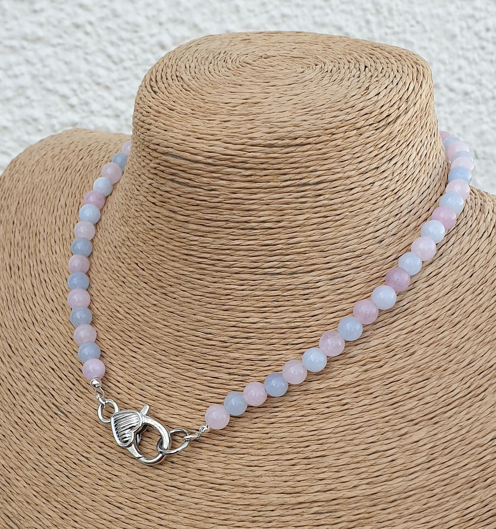 Thumbnail: Pink Kunzite necklace 