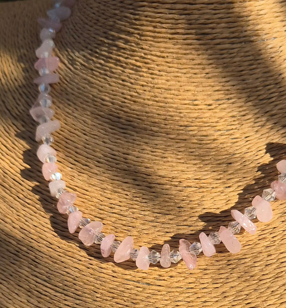 Thumbnail: Rose Quartz Necklace 