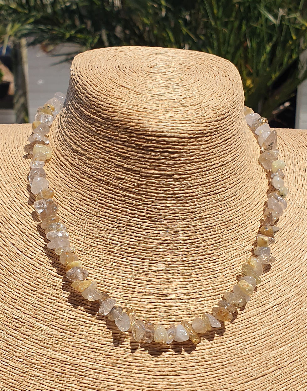 Thumbnail: Rutilated Quartz Necklace 