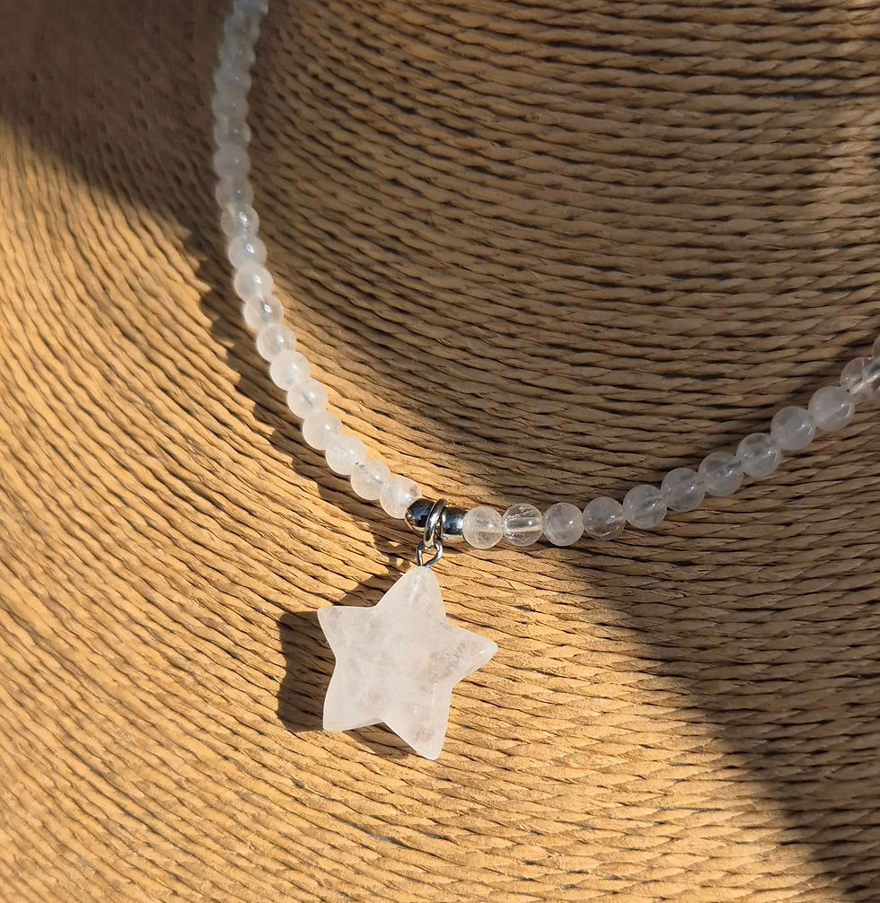 Thumbnail: Clear Quartz star Necklace 