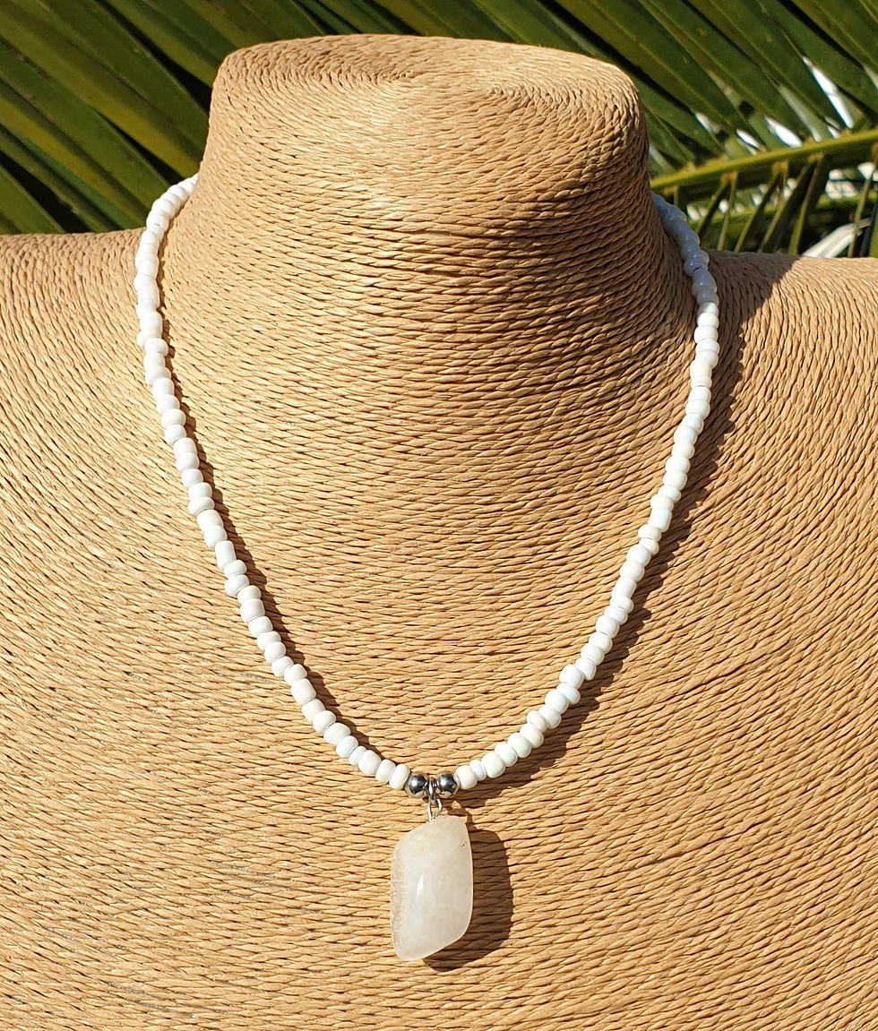Thumbnail: Rose Quartz necklace 