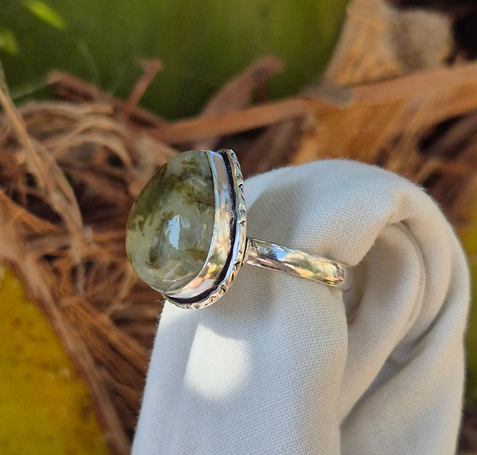 Thumbnail: Prehnite Ring Size Y