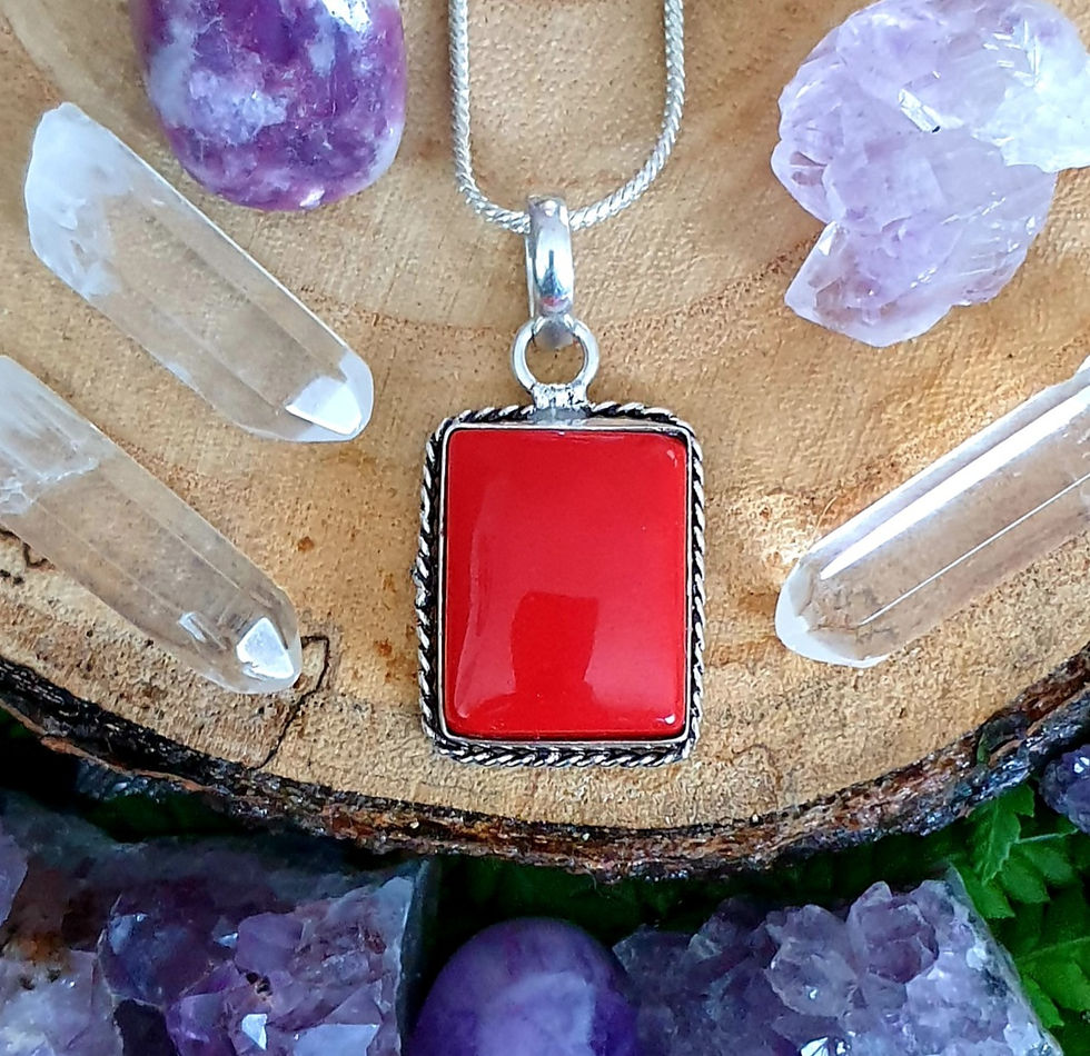 Thumbnail: Red Coral necklace 