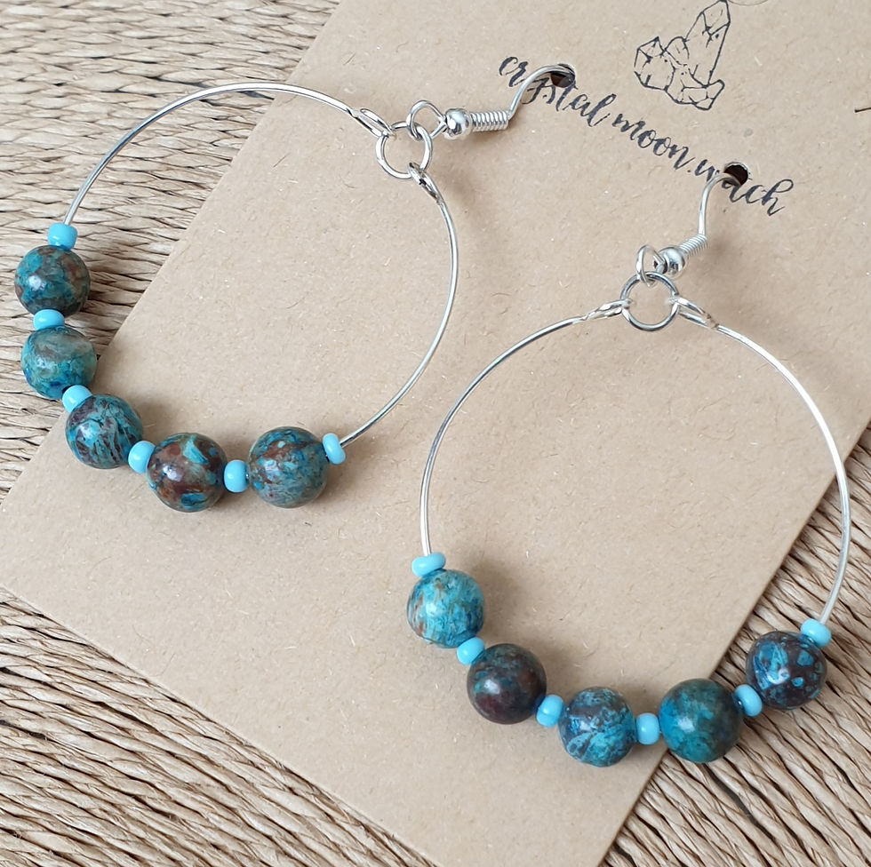 Thumbnail: African Turquoise earings 