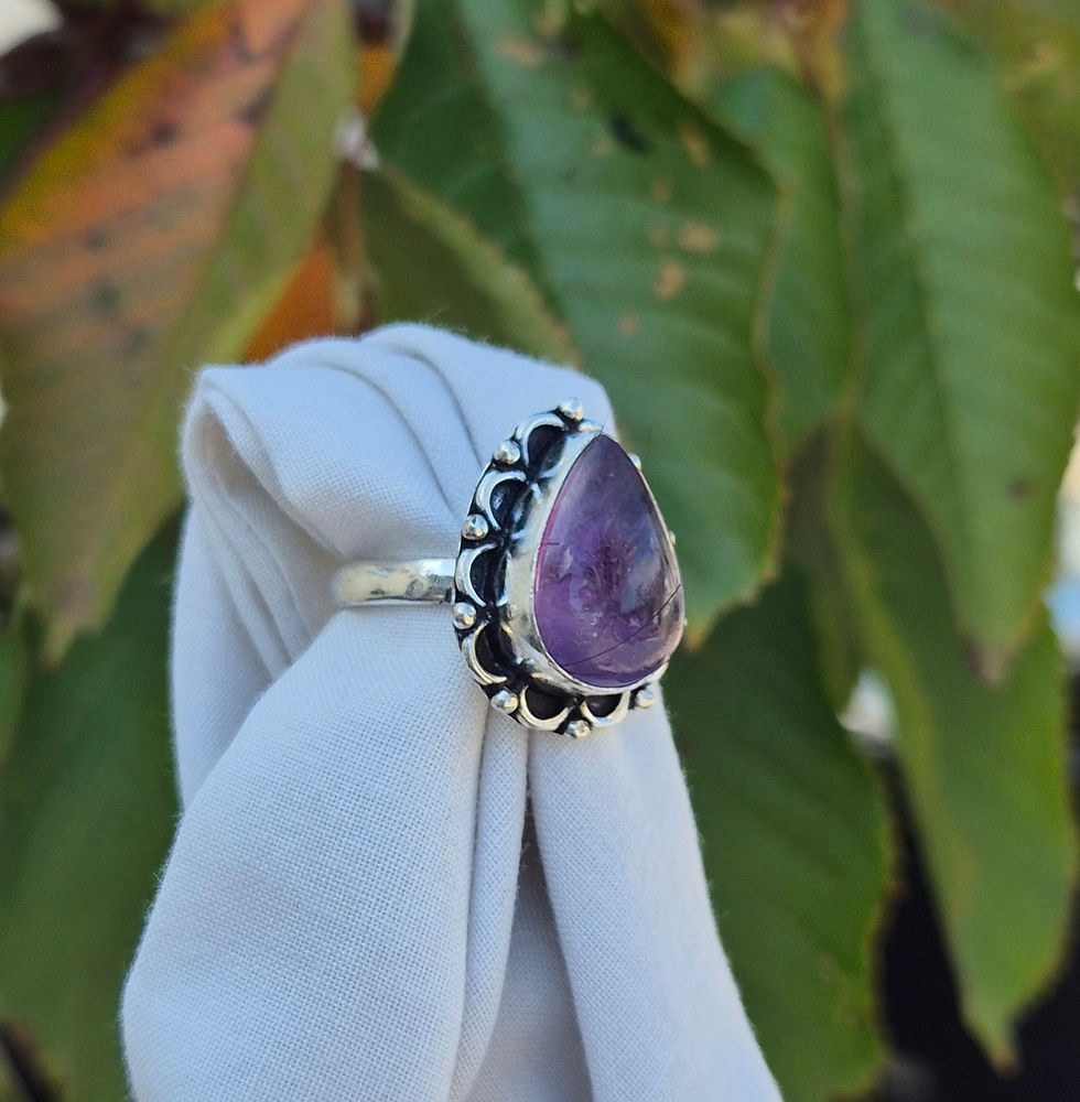 Thumbnail: Amethyst Ring Size T