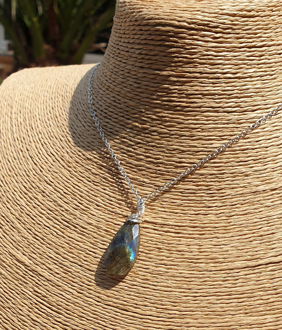 Thumbnail: Labradorite necklace 