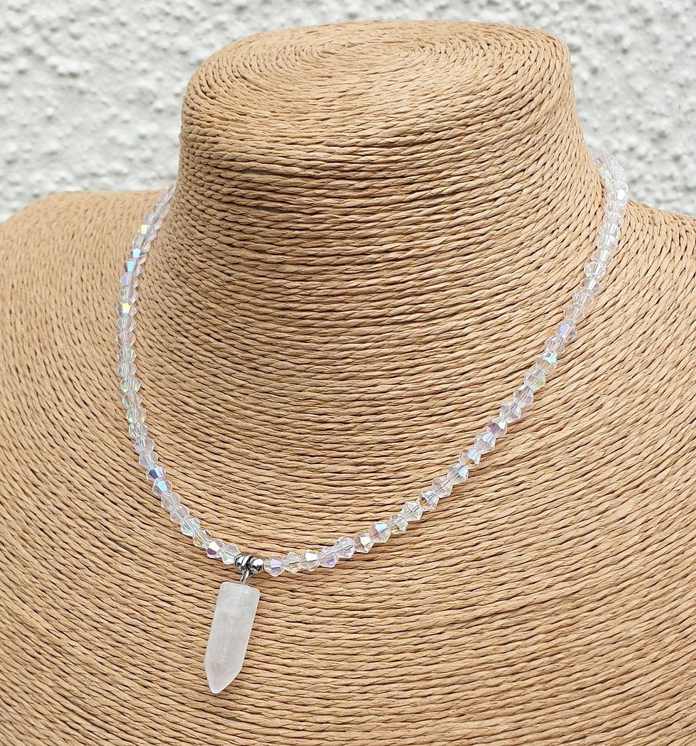 Thumbnail: Clear Quartz Point Necklace 