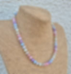 Thumbnail: Pastel Candy Necklace ~ SILVER 
