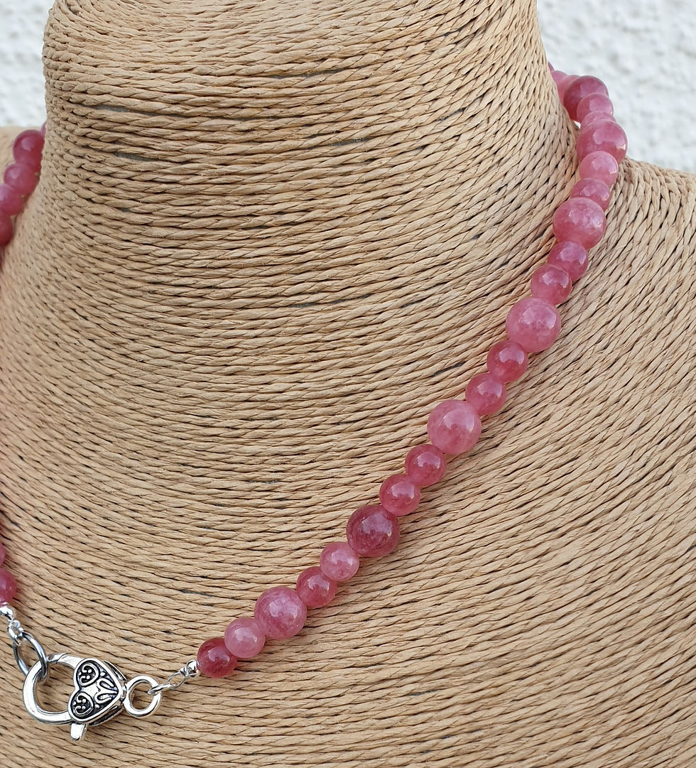 Thumbnail: Strawberry Quartz necklace 