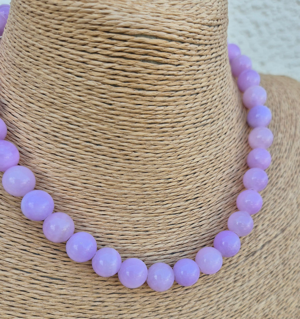 Thumbnail: Purple Angelite necklace 