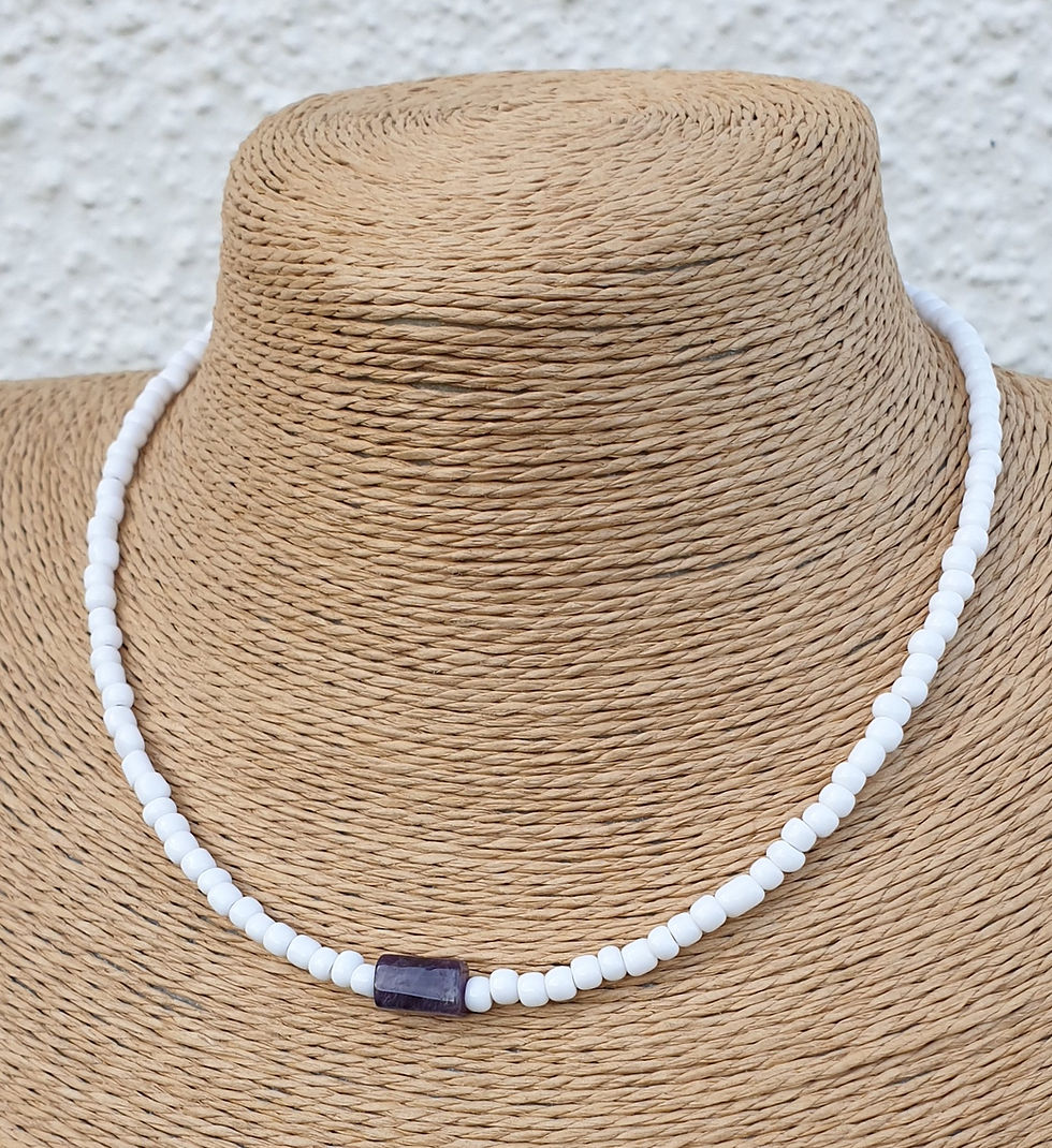 Thumbnail: Amethyst necklace 