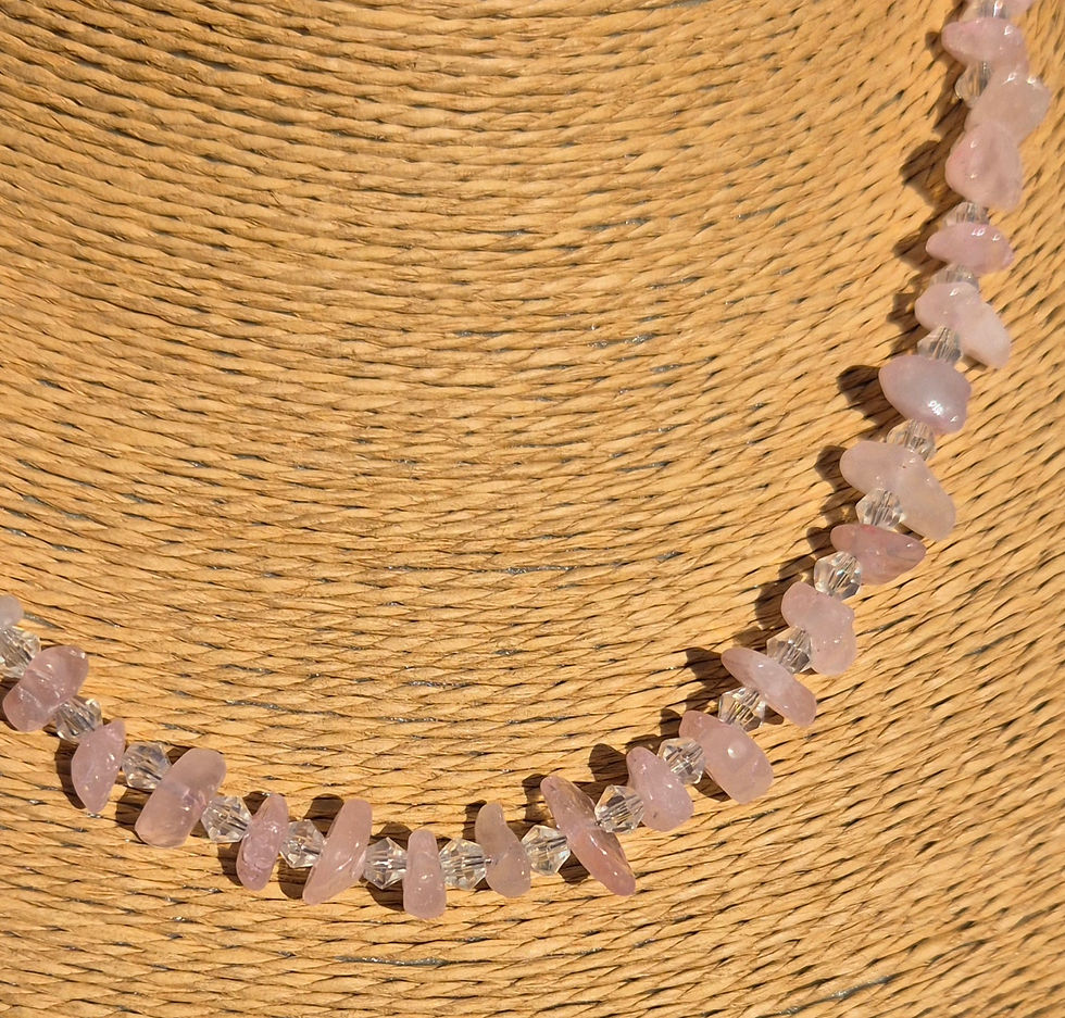 Thumbnail: Rose Quartz Necklace 