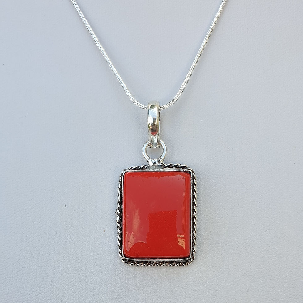 Thumbnail: Red Coral necklace 