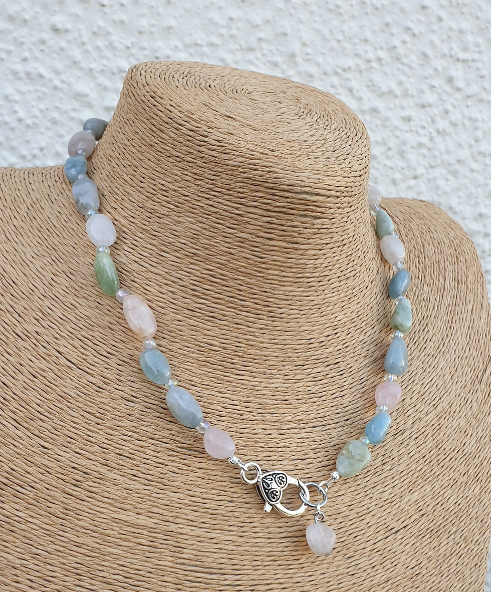 Thumbnail: Morganite necklace 