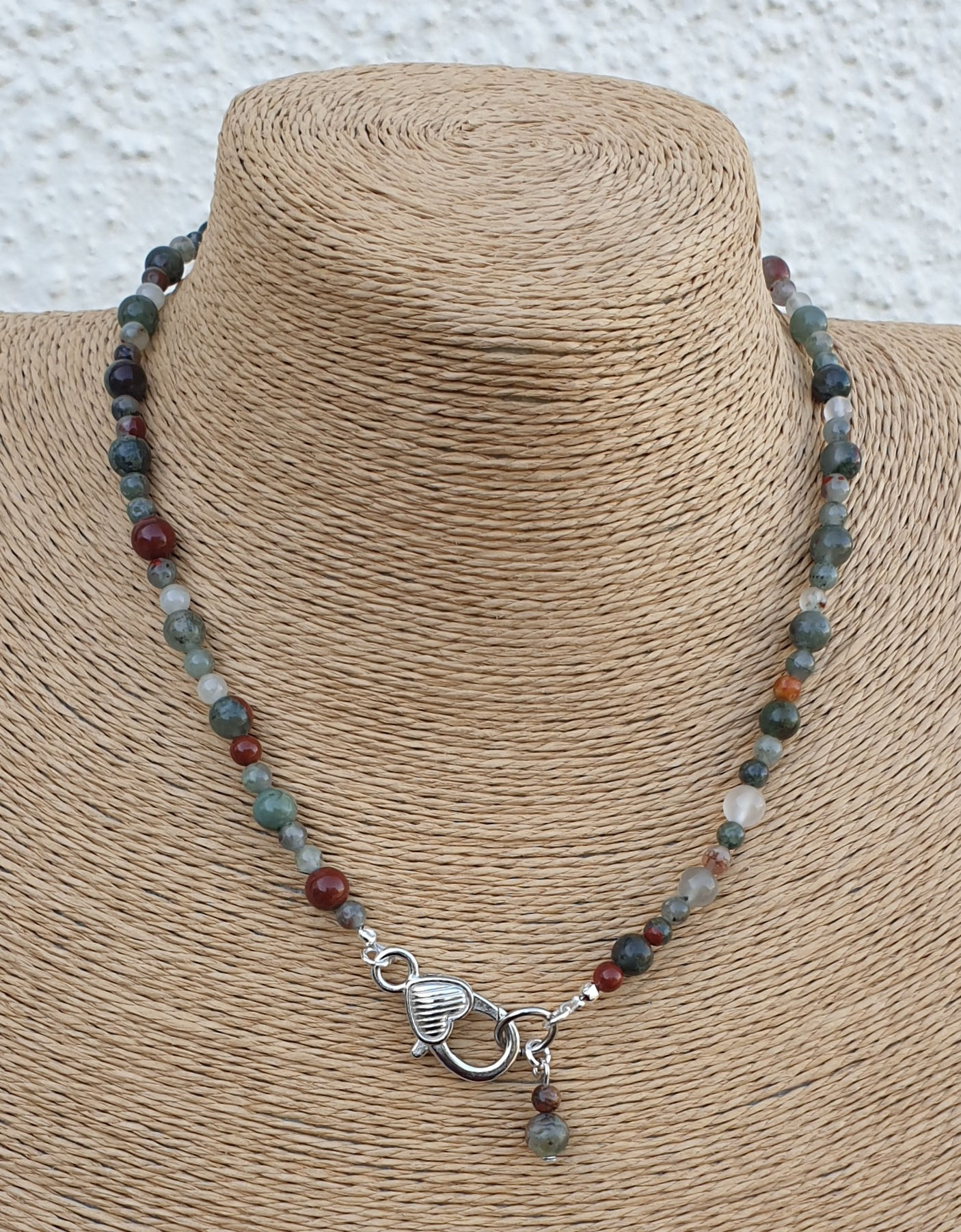 Bloodstone necklace