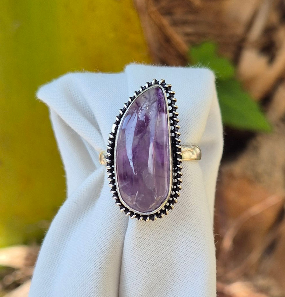 Thumbnail: Amethyst Ring Size Q