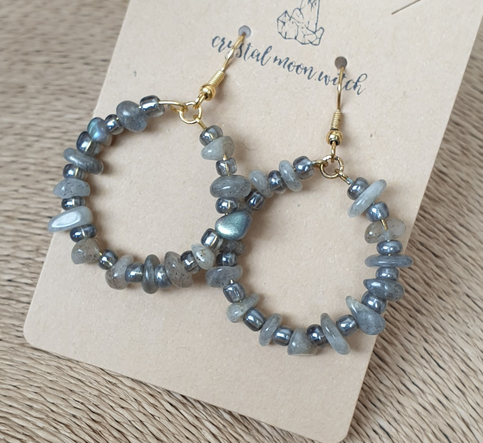 Labradorite earings 