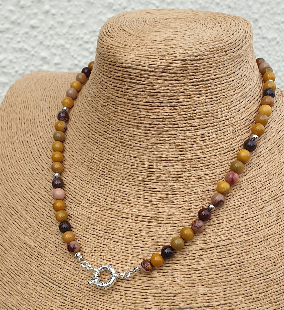 Thumbnail: Mookaite Jasper necklace 