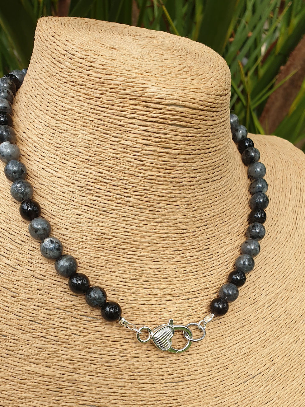 Thumbnail: Larvikite necklace 
