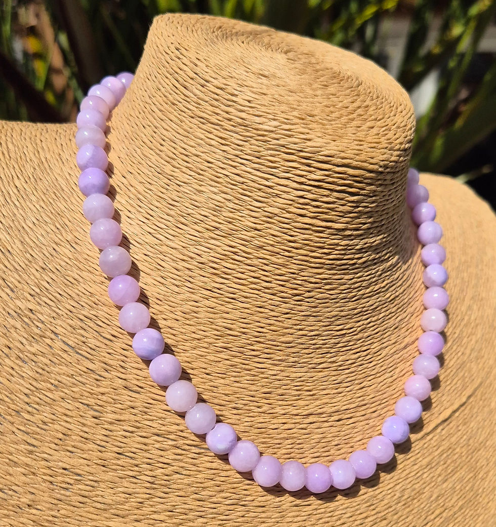 Thumbnail: Purple Angelite necklace 