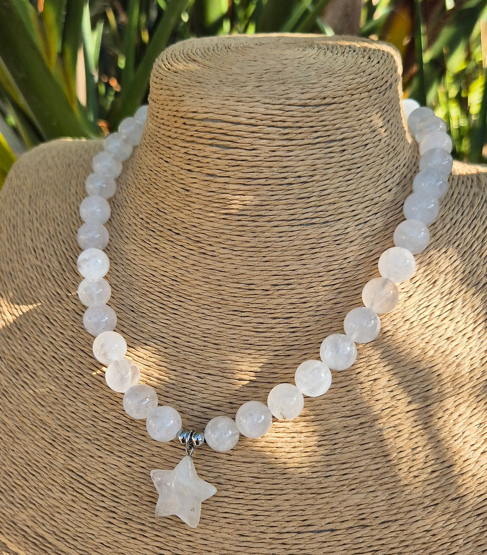 Thumbnail: Clear Quartz star Necklace 
