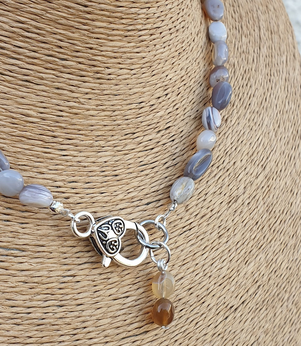 Thumbnail: Botswana Agate necklace 