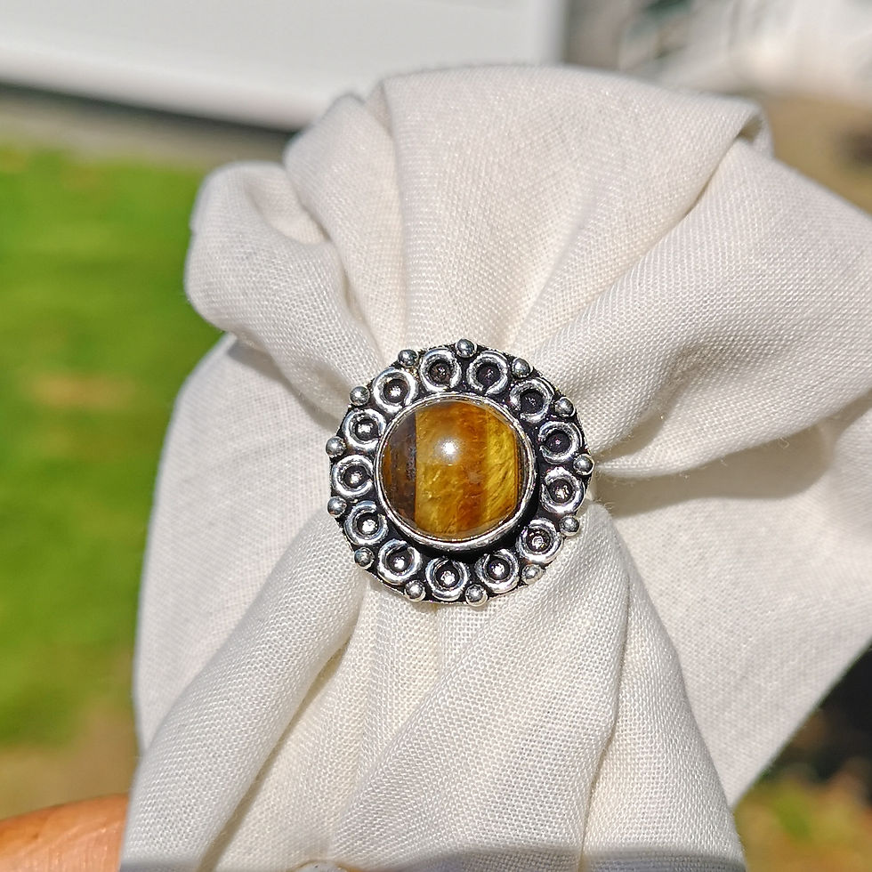 Thumbnail: Tigers eye ring size M