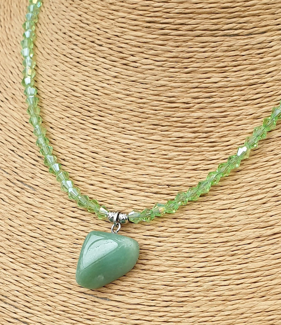 Thumbnail: Green Aventurine necklace 