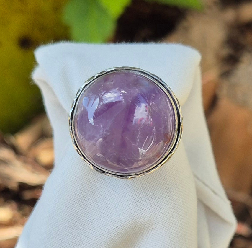 Thumbnail: Amethyst Ring Size U