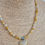 Thumbnail: Yellow Honey Jade heart Necklace 