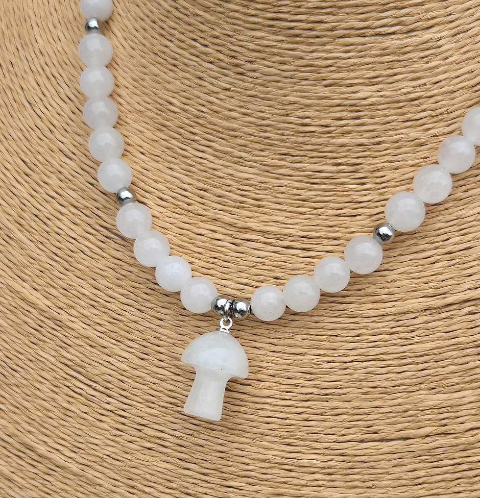Thumbnail: Clear Quartz Mushroom Necklace 
