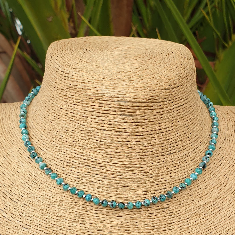 Thumbnail: Blue Ocean Jasper necklace 