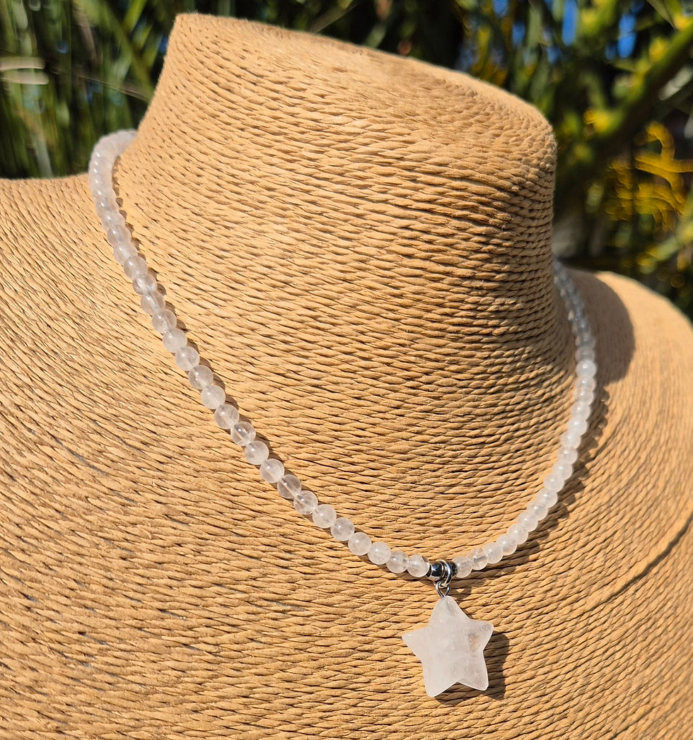 Thumbnail: Clear Quartz star Necklace 