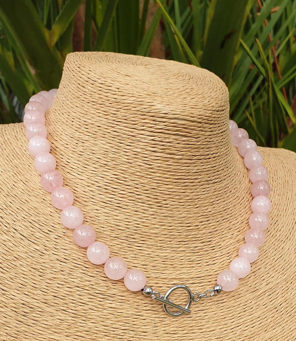 Thumbnail: Rose Quartz necklace 